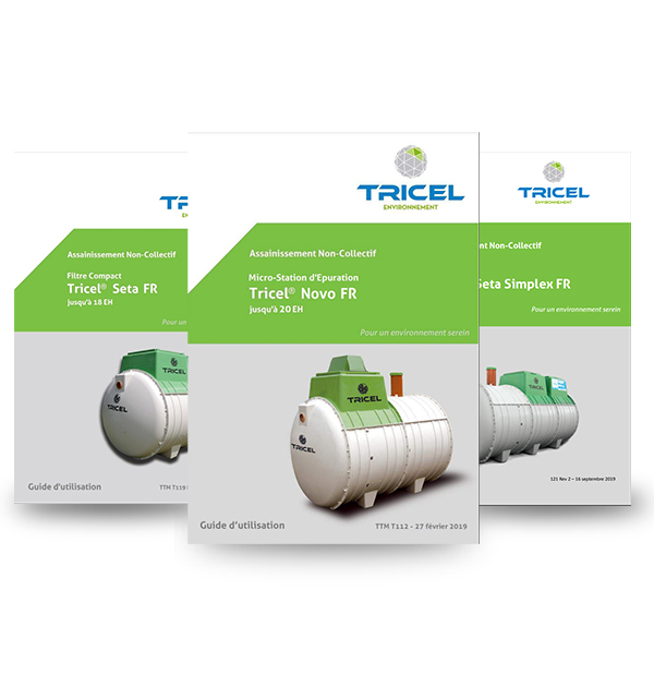 Tricel-Manuels-d'utilisation -  téléchargements et documentation