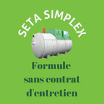 Contrat entretien Tricel Seta Simplex - Formule sans contrat d'entretien